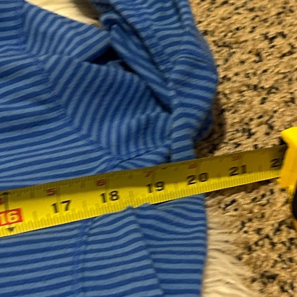 Columbia Omniwick Omnishade Hoodie L blue flaw tiny hole pilling 87 - Picture 10 of 12